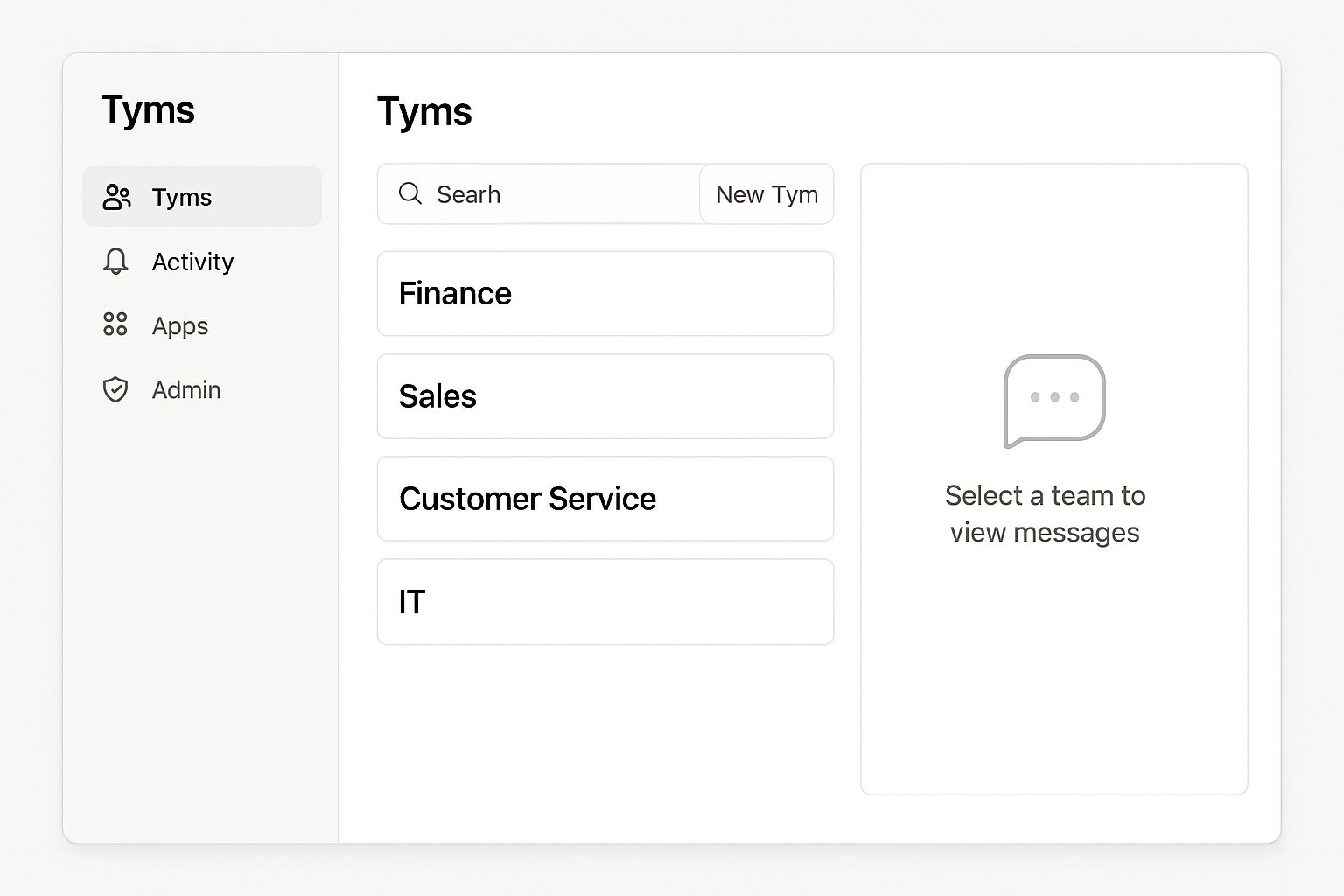 Team communication platforms