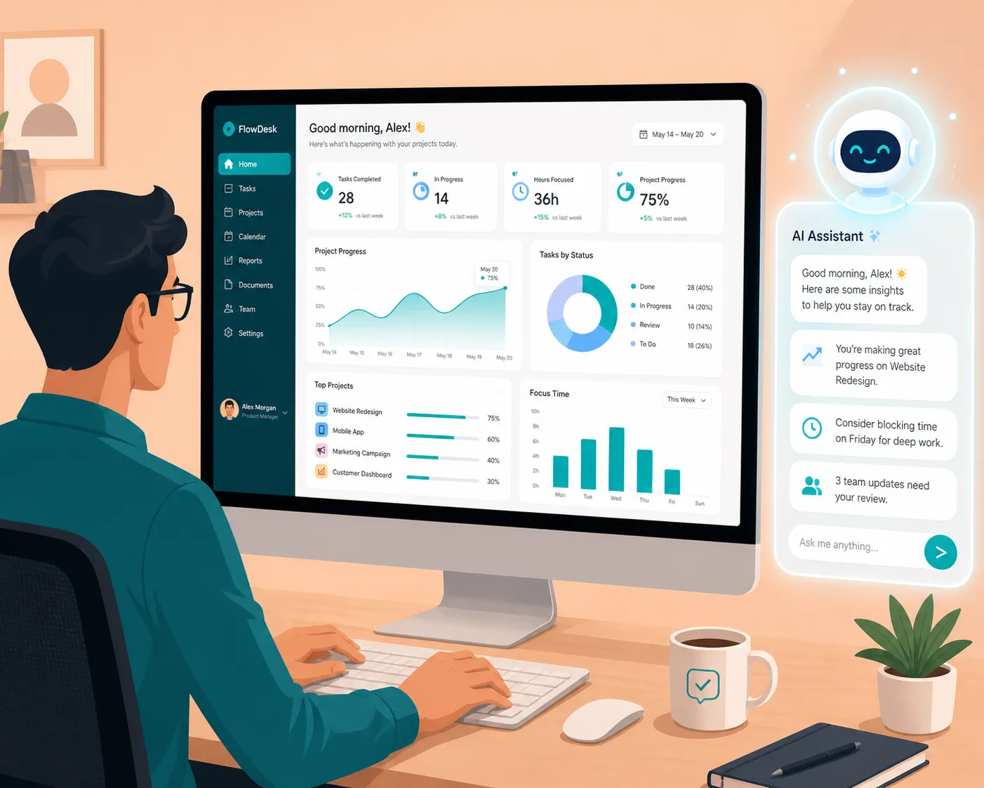 Personalized AI agent interface